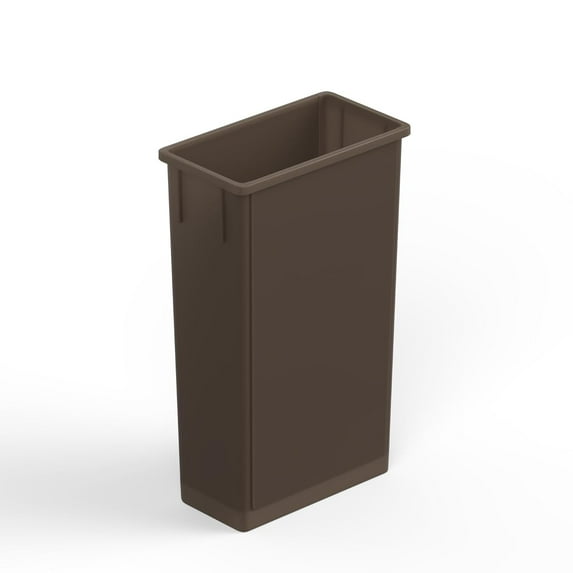 YYEAN 23 Gallon Black Rectangular Slim Trash Can | Great for Home, Commercial, or Restaurant Use.Brown