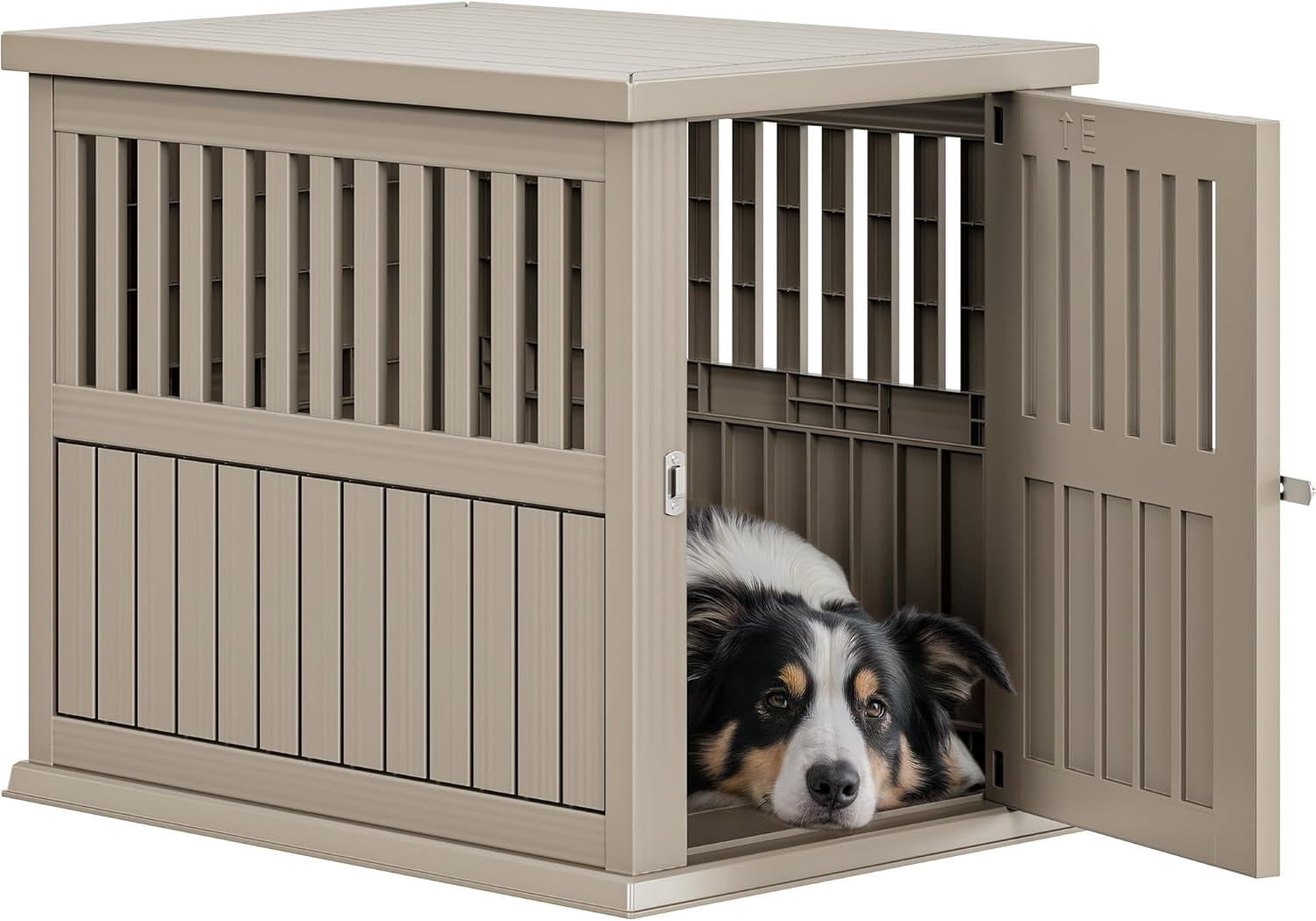 Photo inspiration: Picture Idea: Yyean Plastic Dog Crate Furniture Style Nightstand Side Table
