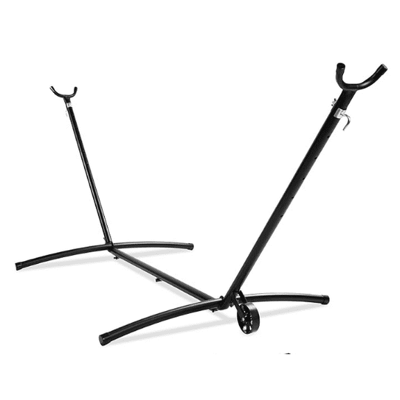 YYEAN Portable Heavy-Duty 9ft Steel Hammock Stand w/Built-in Wheel, Carrying Case, Weather-Resistant Finish, 450lb Capacity