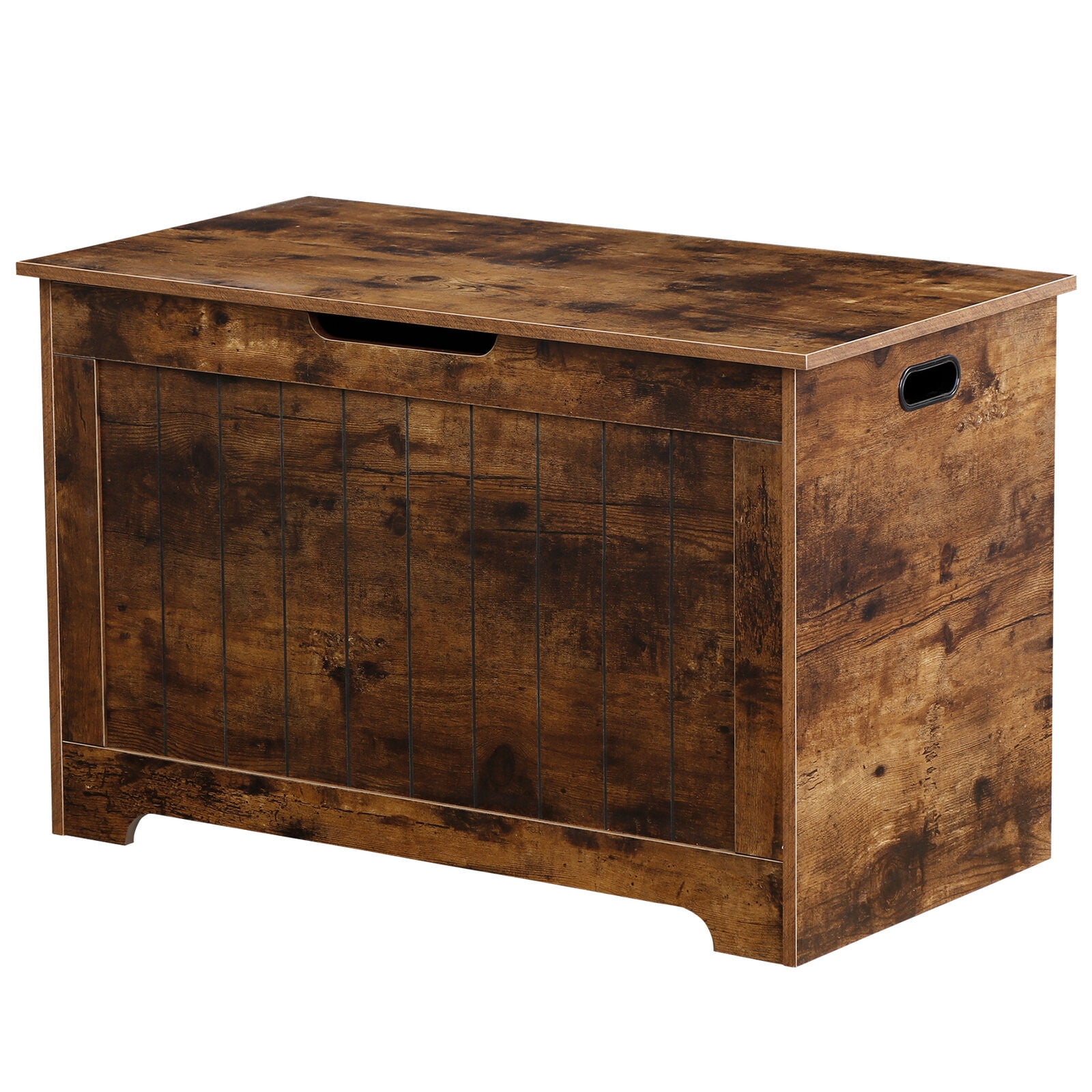 YYEAN Storage Chest, 30 inches Chest Box Organizer with 2 Safety Hinges ...