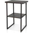 thumbnail image 1 of YYEAN Wicker Bar Table, 36 Inch Counter Height Patio High Top Dining Table, Rattan Bistro Pub Table with Storage Shelf for Deck Poolside Balcony Garden-Charcoal Gray, 1 of 11