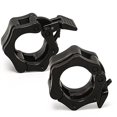 thumbnail image 1 of YYGIFT Quick Release Pair of Locking 2" Olympic Size Barbell Clamp Collar, 1 of 5