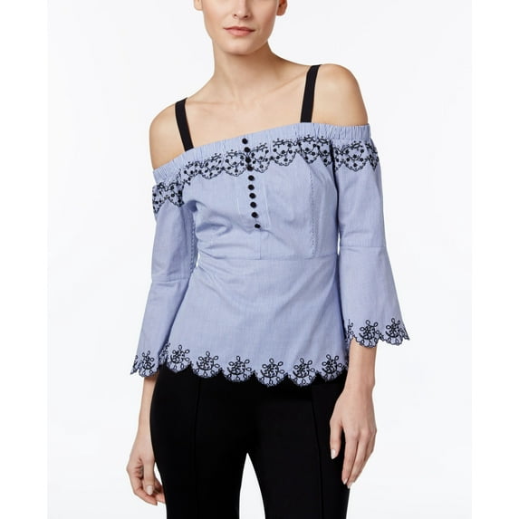 YYIGAL Top, Xs, Blue Womens shirt MSRP $99 Blue XS