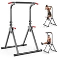 thumbnail image 1 of YYJO Foldable Pull Up Bar Free Standing, 11-Level Adjustable Multi-Function Power Tower Dip Bar, Home Gym Strength Training Equipment, 350LBS Capacity, 1 of 9