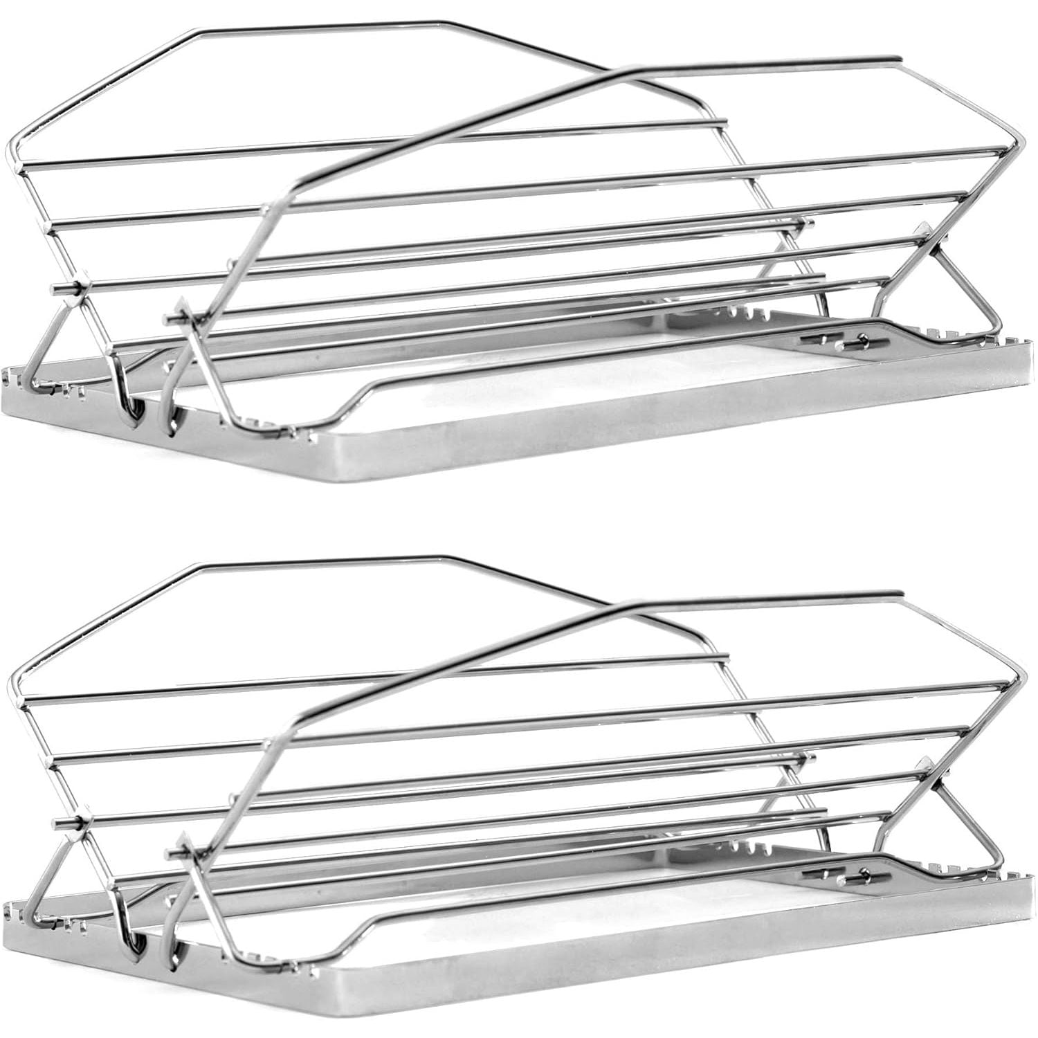 YYJP Adjustable Roasting Rack Heavy Duty, Adjust To 7 Positions (2 ...