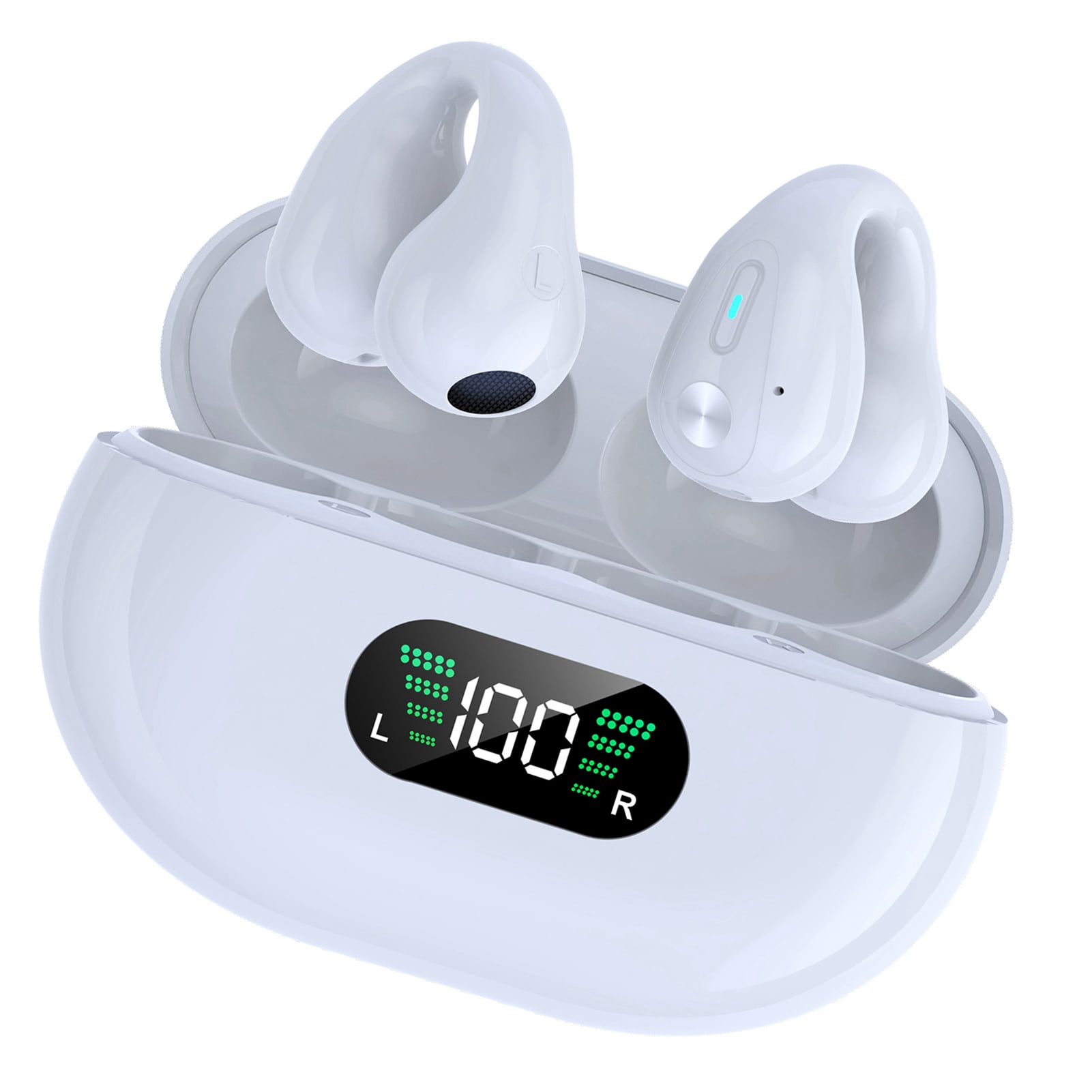 YYK-Q80 Wireless Earbuds Headphones With Earhooks Built-in 350mAh