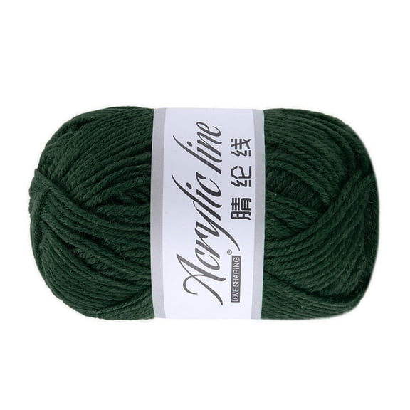YYKihy 50g Chunky Wool Roving Scarf Knit Wool Yarn Thickness Warm Hat Household A
