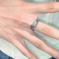 thumbnail image 1 of YYKihy A Design With Irregular Textured Zircon Silver Ring And A Female Silver Ring, 1 of 3