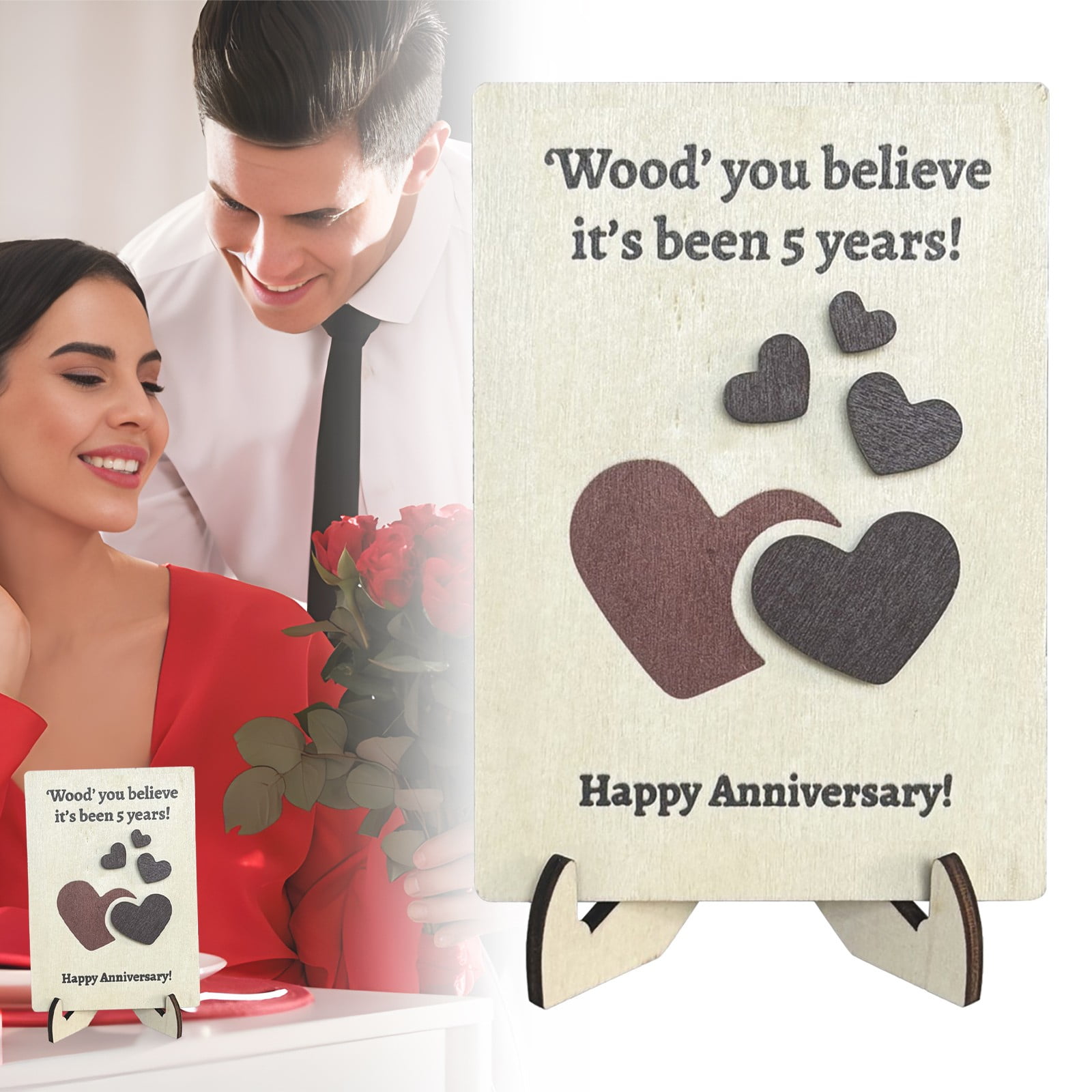 YYKihy Anniversary Card Year Anniversary Card For Her Him Handmade ...