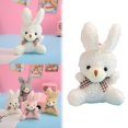 thumbnail image 1 of YYKihy Bunny Keychain Key Chain Plush Bunny Keychain Plush Pendant Decorative Bunny Pendants Plush Toy Backpack Keychain Pendant Bag Accessories, 1 of 8