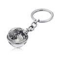 thumbnail image 1 of YYKihy Cosmic Galaxy Planet Time Gemstone Double-Sided Glass Ball Keychain Key Ring, 1 of 2