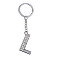 thumbnail image 1 of YYKihy Creative English Alphabet Keychain Decorative Pendant Alloy Diamond Keychain, 1 of 1