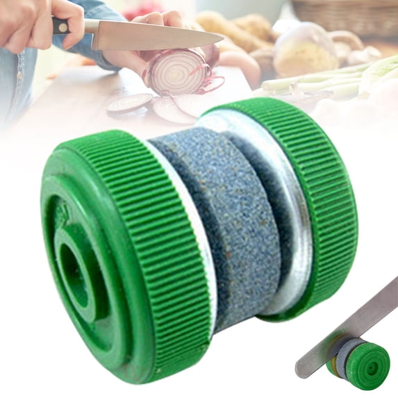 YYKihy Creative Household Scissors Sharpener Round Quick Sharpener Kitchen Scissors Sharpener And Kitchen Sharpener