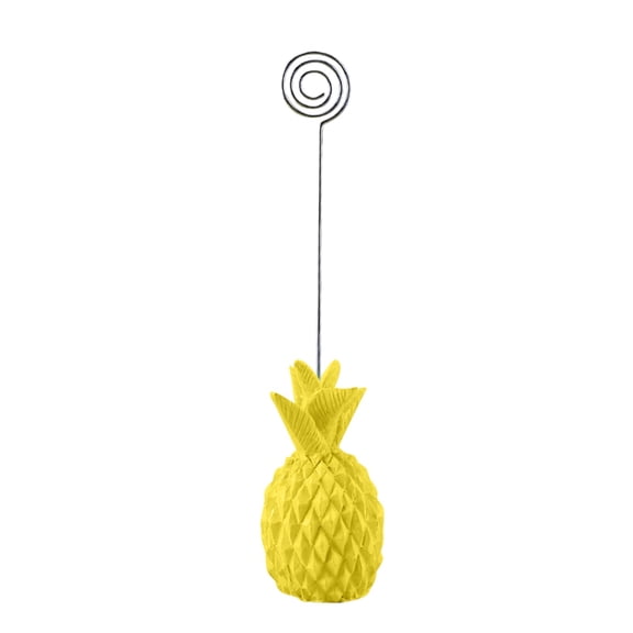YYKihy Creative Pineapple Resin Decoration Desktop Business Card Holder Desktop Storage Note Holder Best Gift For Friends