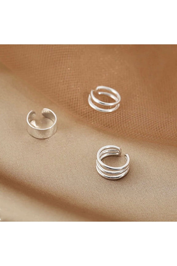 Cuff Earrings 925 Sterling Silver Ear Cuff Earrings Non Piercing Fake Cartilage Cuff Earrings Conch Cuffs Earrings For Women
