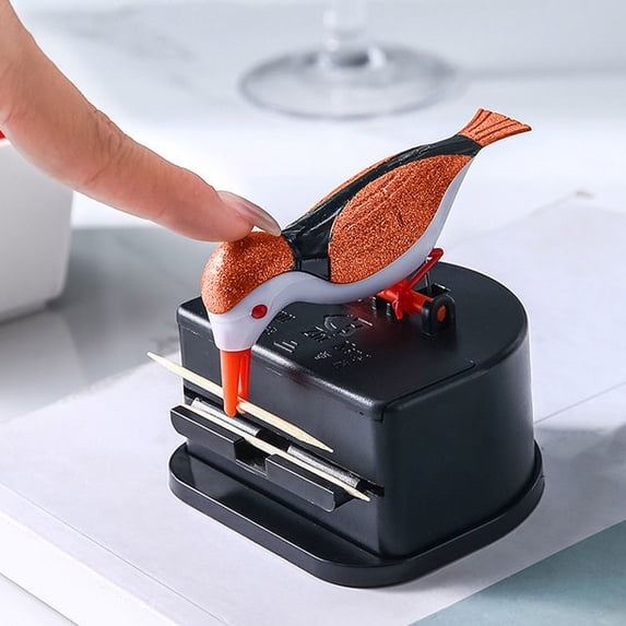 YYKihy Cute Hummingbird Toothpick Dispenser Cleaning Teeth Toothpick Bucket Toothpick Dispenser Table Toothpick Case Storage For Home Office Coffee Shop