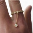 thumbnail image 1 of YYKihy Engagement Round Cut Zircons Women Wedding Rings Jewelry Rings For Woman Full Diamond Ladies Ring, 1 of 8