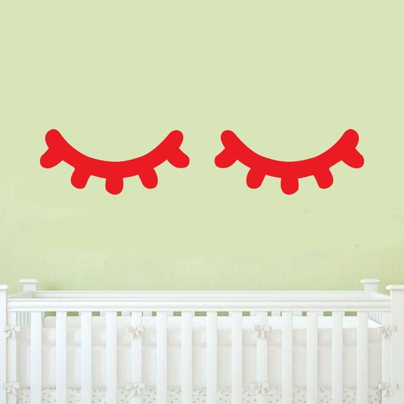 YYKihy Eyelash Home Decor Wall Sticker Decal Bedroom Vinyl Art Mural