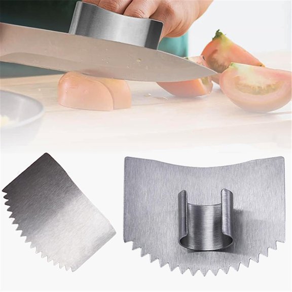 YYKihy Finger Guards For Cutting 2025 New Stainless Finger Guard Kitchen Slicing Tool Finger Protector Kitchen Slicing Tool Finger Protector For Chopping