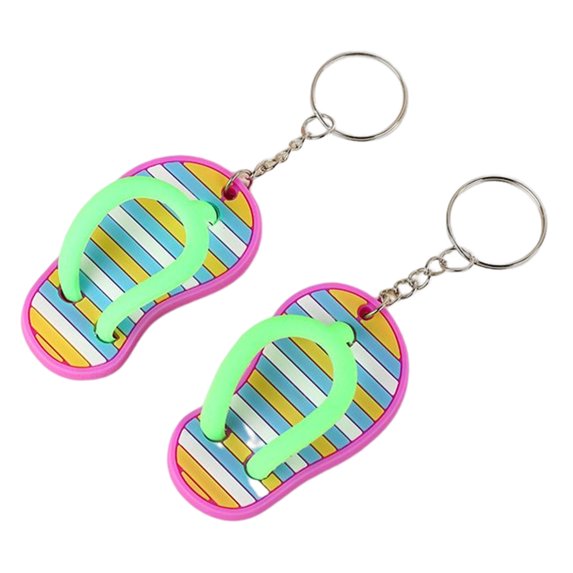 YYKihy Flop Keychains Fun Key Chains For Backpack Purse Luggage Great Giveaways For Birthday Beach And Pool Parties Cool Bag Fillers And Small Prizes For Kids