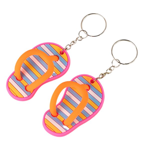 YYKihy Flop Keychains Fun Key Chains For Backpack Purse Luggage Great Giveaways For Birthday Beach And Pool Parties Cool Bag Fillers And Small Prizes For Kids