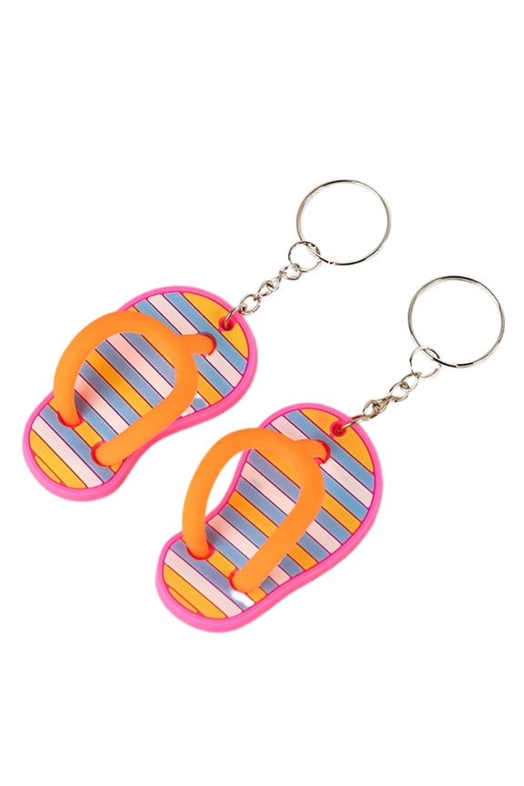 Flop Keychains Fun Key Chains For Backpack Purse Luggage Great Giveaways For Birthday Beach And Pool Parties Cool Bag Fillers And Small Prizes For Kids