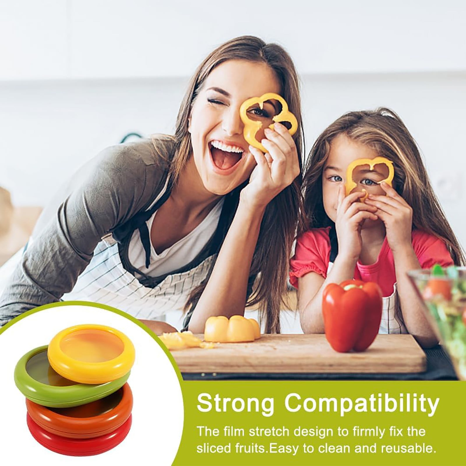 YYKihy Fresh Stretch Pod For Onion Lemon Tomato And Storage Reusable ...