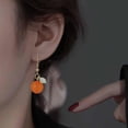 thumbnail image 1 of YYKihy Funny Orange Drop Earrings For Women (orange Drop Earrings) Orange Dangle Earrings For Women Cute 3D Orange Earrings Acrylic Lifelike Orange, 1 of 9