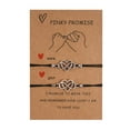 thumbnail image 1 of YYKihy Gold Bracelets For Women Couples Bracelets Friendship Bracelets Paper Card Nylon Rope Adjustable Gift 2 Pieces, 1 of 1
