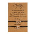 thumbnail image 1 of YYKihy Gold Bracelets For Women Couples Bracelets Friendship Bracelets Paper Card Nylon Rope Adjustable Gift 2 Pieces, 1 of 1