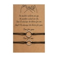thumbnail image 1 of YYKihy Gold Bracelets For Women Couples Bracelets Friendship Bracelets Paper Card Nylon Rope Adjustable Gift 2 Pieces, 1 of 1