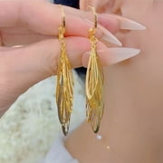 Gold Wing Earrings display picture 1