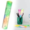 Gradient Colures YYKihy Gradient Color Flexible Ruler, 20cm Bendable Plastic Ruler ...