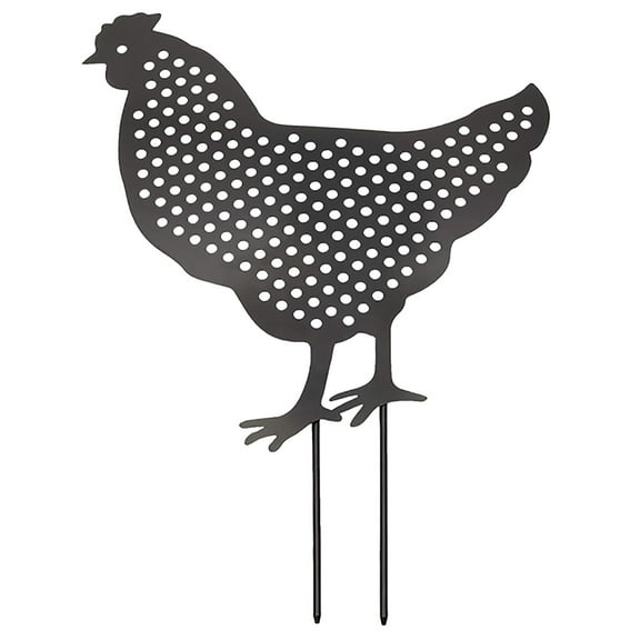 YYKihy Hen Decor Backyard Gift Metal Outdoor Yard Decoration Stakes Garden Garden Patio & Garden