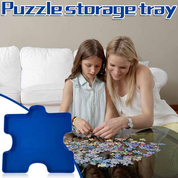 YYKihy Home Practical Organizing Plastic Creative Puzzle Storage Tray Toy Storage Tray