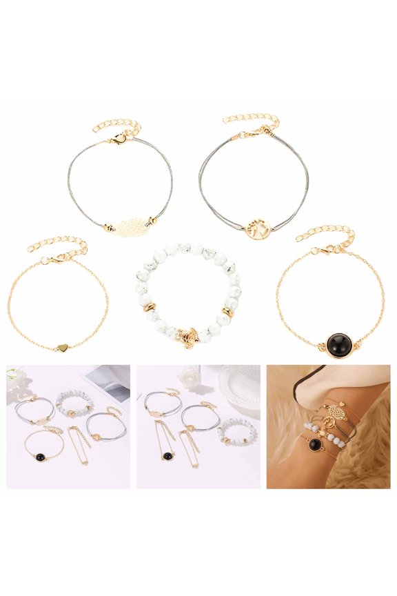 Jewelry Women Set Multilayer Bangle Chain 2021 Cuff Bracelet Bracelets