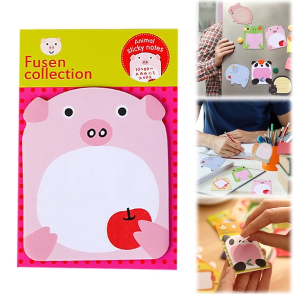 YYKihy Korean Style Cute Happy Zoo Notebook A5 Journal With Adorable Animal Design Kawaii Stationery For School