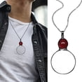 thumbnail image 1 of YYKihy Magnifying Glass Necklace Magnifying Glass Pendant Necklace Retro Reading Magnifying Glass Magnifying Glass Suitable For Books Newspapers Reading Crafts Needlework, 1 of 9