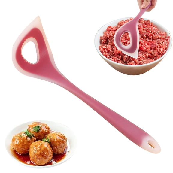 YYKihy Meatball Maker Tool Non Stick Meatball Maker Silicon Meatballs Fish Spoon With Comfortable Handles Manual Meatball Spoon Meatball Making Tools For Kitchen