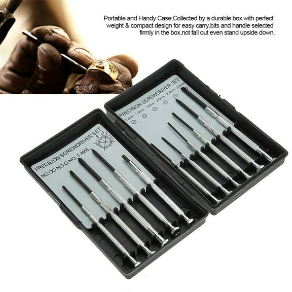 YYKihy Mini Watch Alloy Tools Screwdriver 11pcs Precision Kit Screw Set Tools & Home Improvement