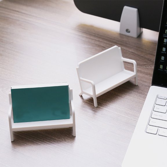 YYKihy New Creative Sofa Modeling Business Card Holder Desktop Storage Business Card Base Office Supplies