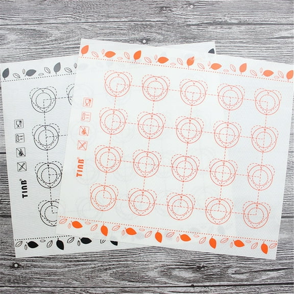 YYKihy Non-Stick Silicone Baking Mat Heat Resistant Liner Oven Sheet Macaron Cookie