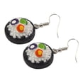 thumbnail image 1 of YYKihy Novelty Cute Jewelry Womens Food Earings Unique Statement Dangle Earrings, 1 of 3