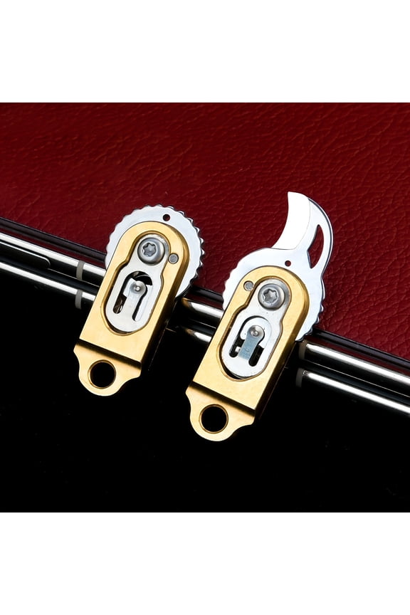 Pocket Keychain Portable Folding Utility With 3Cr13 Stainless Lightweight Key Ring Design For Camping Hiking Outdoor Everyday Carry Emergency Household Use