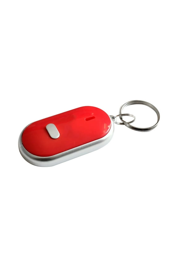 Portable LED Lost Key Finder Locator Keychain Whistle Sound Control Keyring Finder Sound Locator