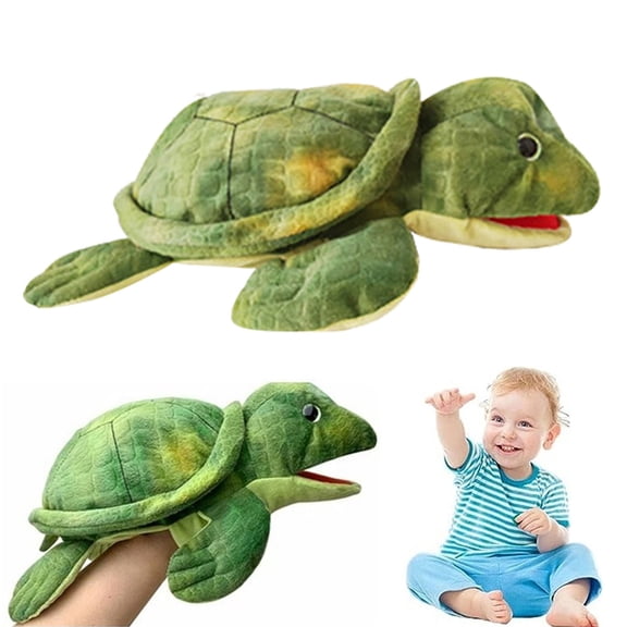 YYKihy Sea Animal Hand Puppet - Turtle with Moveable Mouth