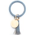 thumbnail image 1 of YYKihy SilKeychain Bracelet Wristlet Key Ring Silicone Beaded Bangle Cute Key Chains For Women, 1 of 1