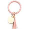 thumbnail image 1 of YYKihy SilKeychain Bracelet Wristlet Key Ring Silicone Beaded Bangle Cute Key Chains For Women, 1 of 1