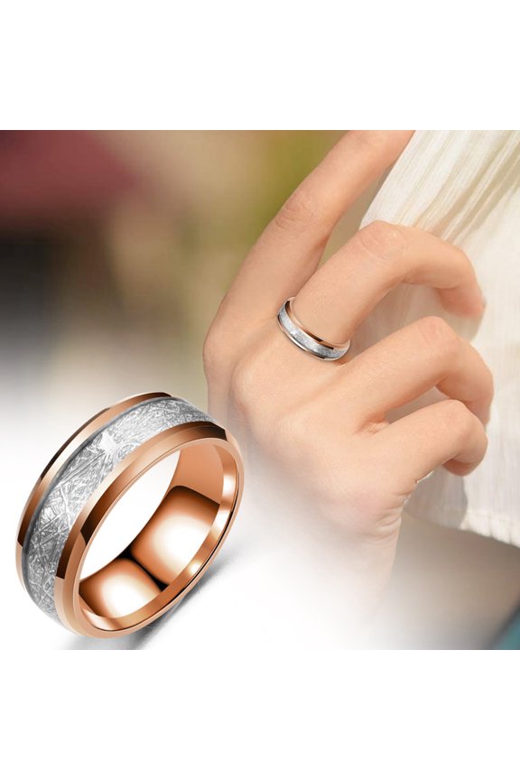 Silk Pattern Alloy Inlaid Rhinestone Female Ring Popular Exquisite Ring Simple Fashion Jewelry