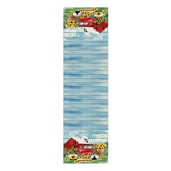 YYKihy Summer Festival Cute Gnome Flower Sunflower Table Flag Decoration Cloth Table Runners